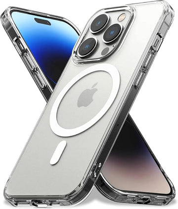 iPhone 16 Pro Max Case – Misty Blue, MagSafe, Shockproof